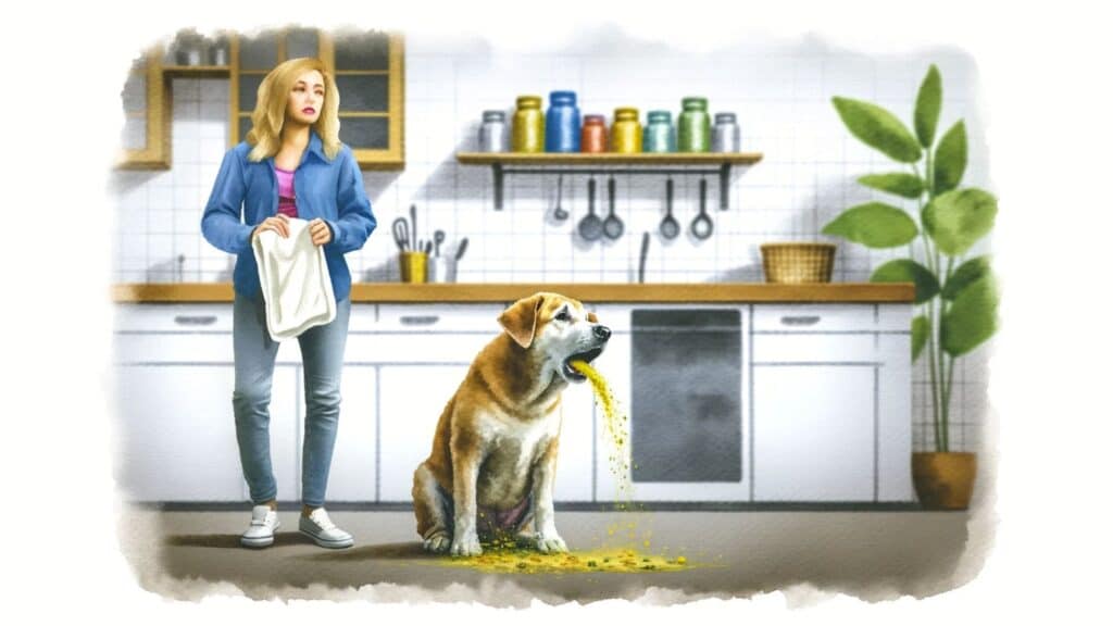 Warum erbricht mein Hund gelben Schleim? Ursachen und Lösungen